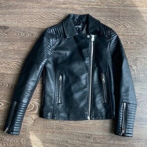 Top shop faux leather jacket